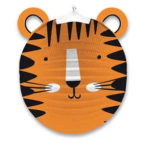 Papierlampion Tiger O 25 cm